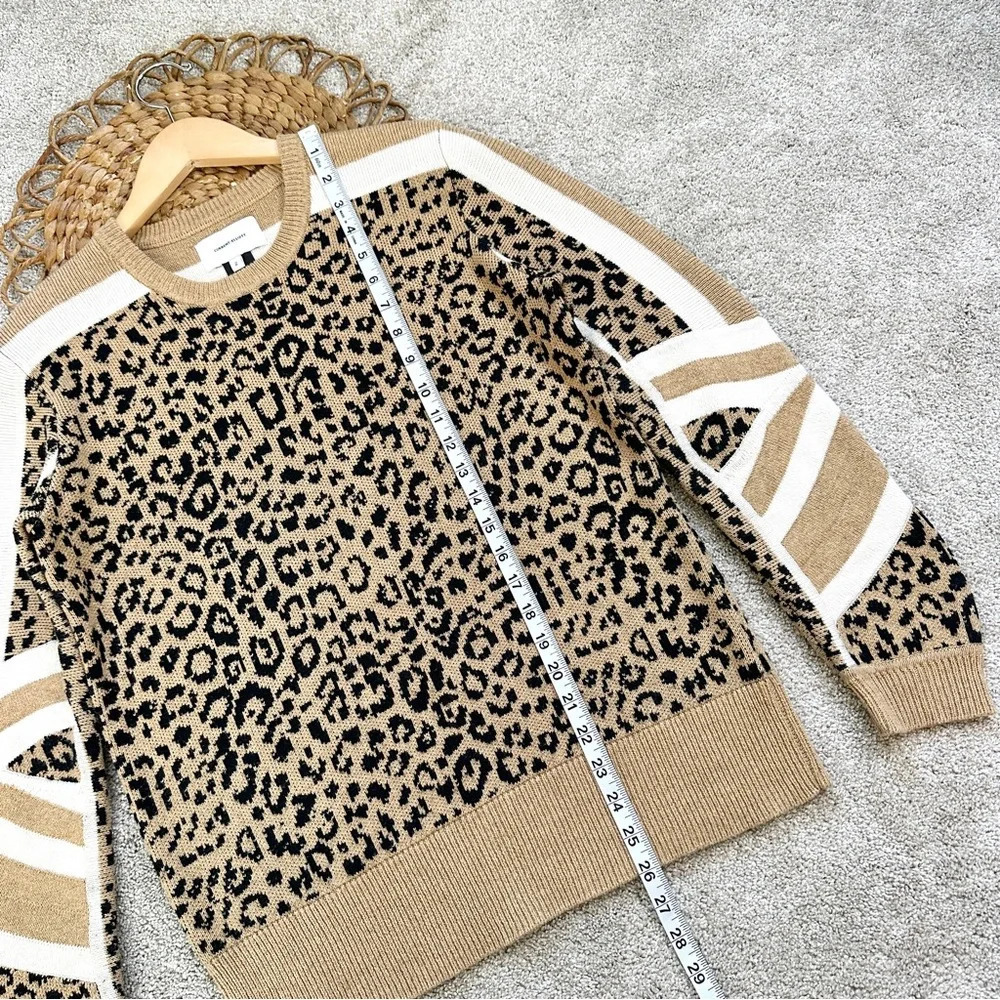 Current/Elliott Duvall Leopard Animal Print Sweater Pullover Wool Blend Size 2 - Picture 11 of 11